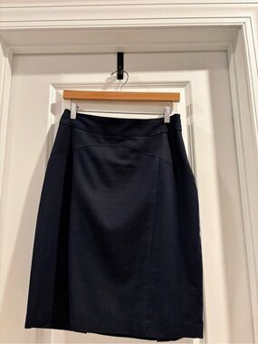 Suit—Classic Navy A-Line Skirt & Jacket Women